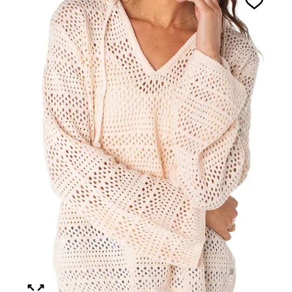 Roxy Cream Knit Sweater - Picture 3 of 7